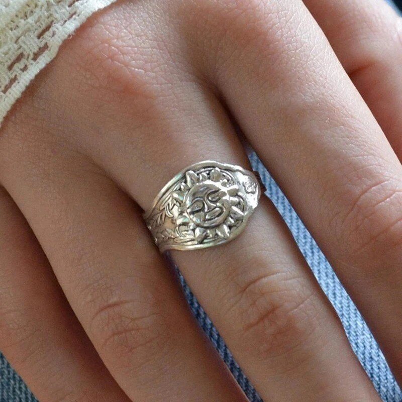 925 Sterling Silver Bohemian Sunshine Ring