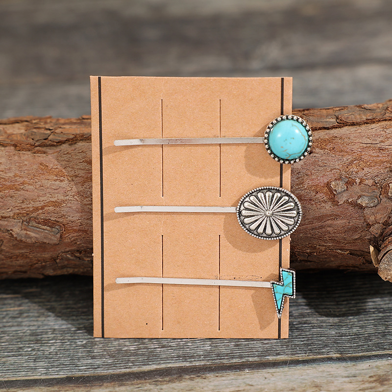 Vintage Turquoise Hair Clip