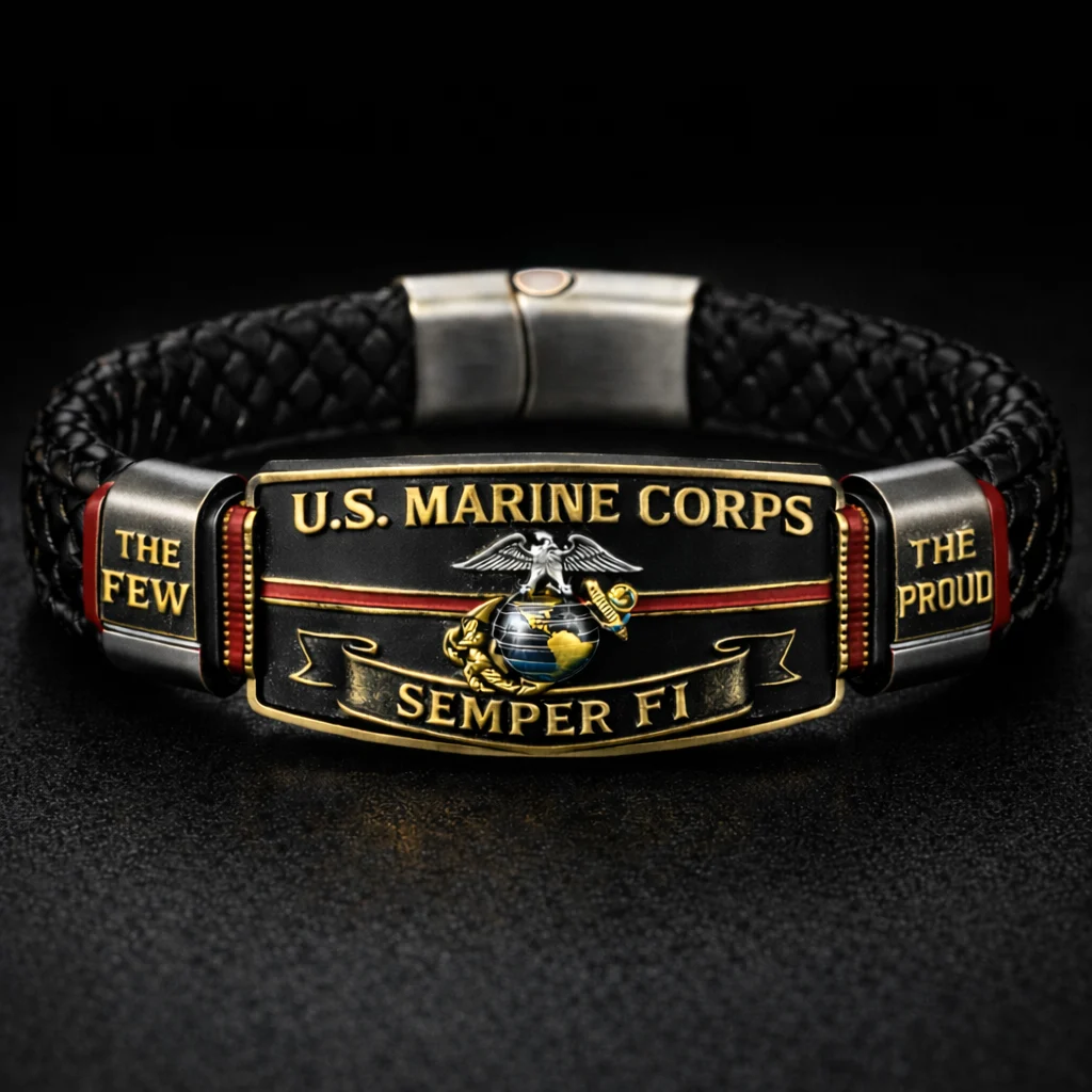 U.S. Marine Corps “Semper Fi” Bracelet, 🔥Buy 2 FREE SHIPPING!