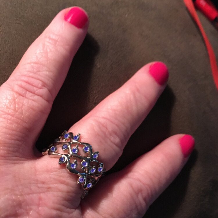 Meditation Amethyst Silver Ring✨