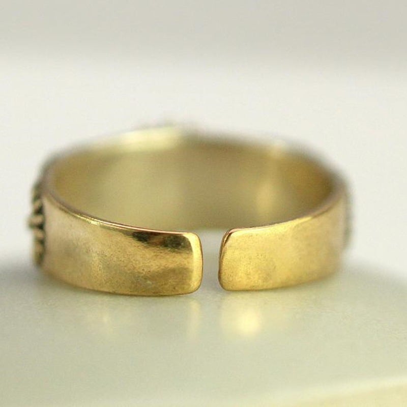 925 Gold Daisy Ring