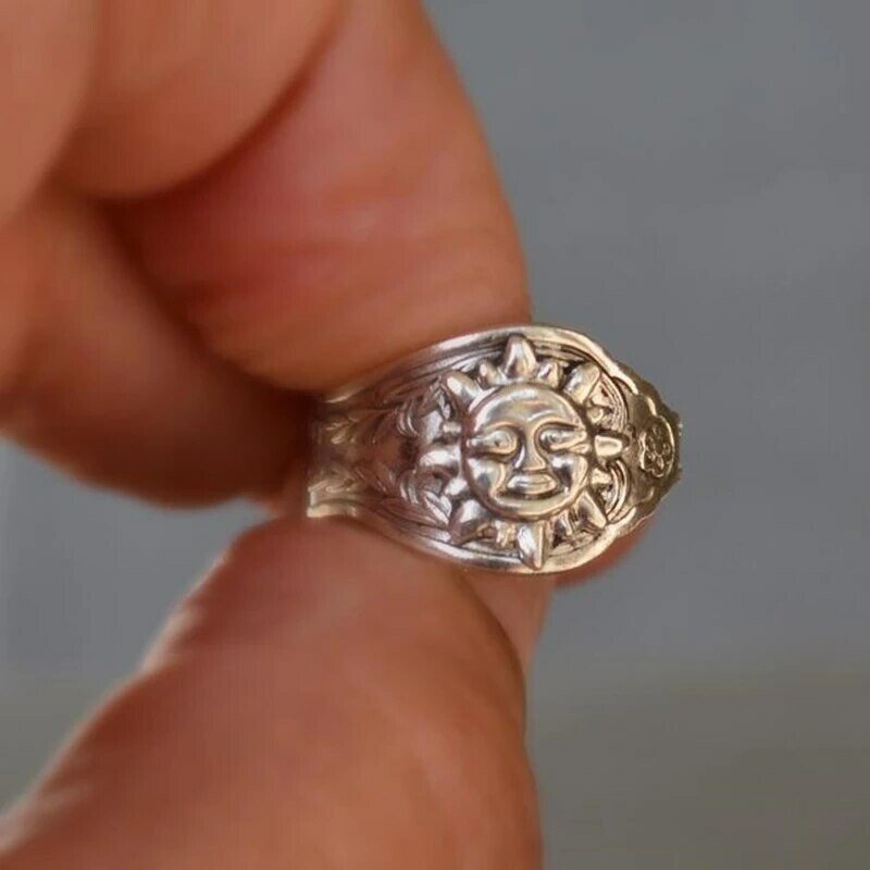 925 Sterling Silver Bohemian Sunshine Ring