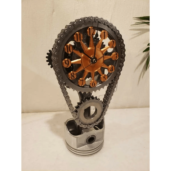 🔥2026 Hot Sale -50% OFF(Limited stock)🔥MOTORIZED ROTATING CHAIN CLOCK