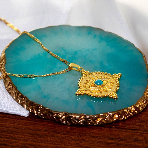 Eye Of Horus Turquoise Necklace
