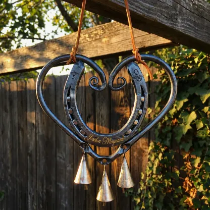 ❤The Horseshoe Heart Wind Chime ❤🐎 (Handmade by Jordan Maynard®)