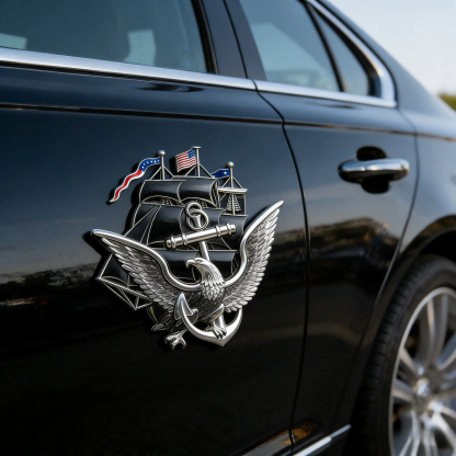 250th Anniversary U.S. NAVY Metal Car Emblem