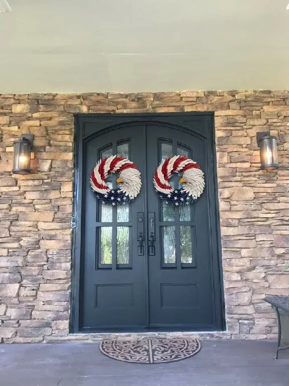🔥Handmade U.S Eagle 250th Anniversary Patriotic Wreath💖BUY 2 FREE SHIPPING