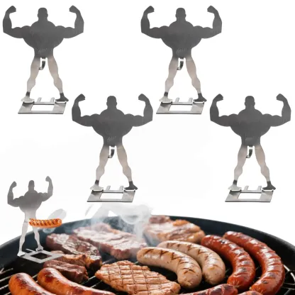 Funny BBQ Man HotDog Holders