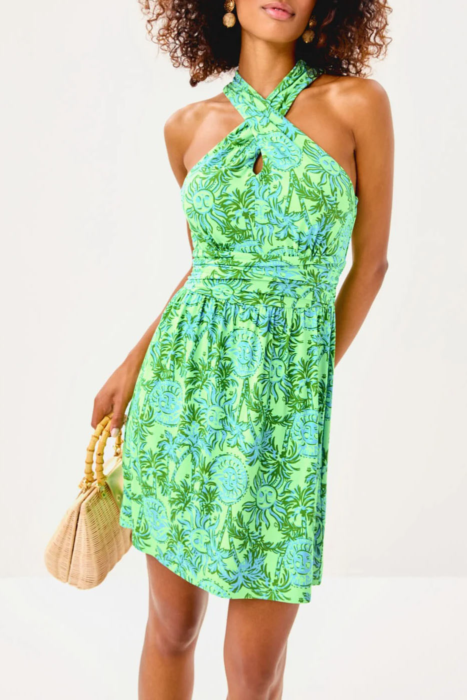 Floral Print Dress Skirted Romper