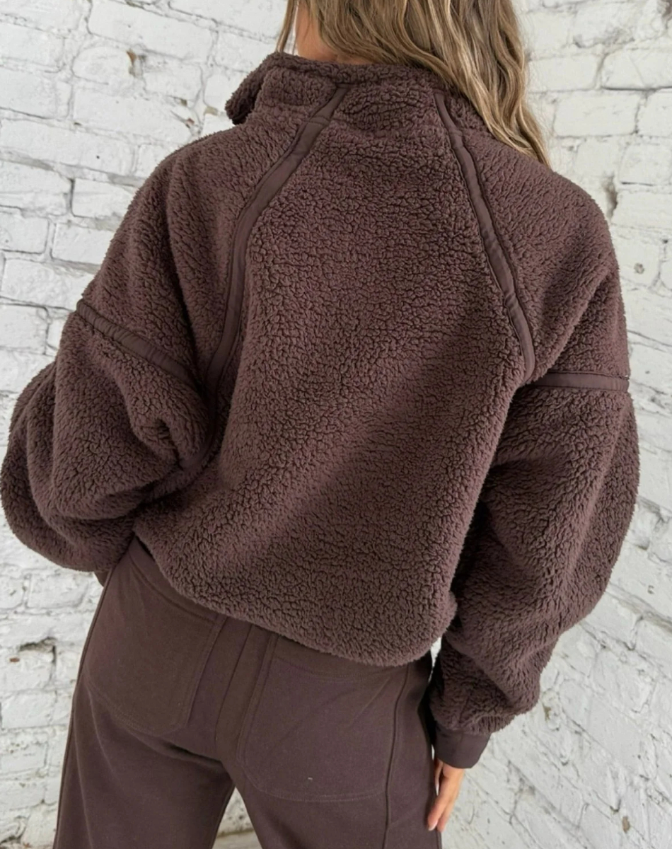 COCOA CLOUDS SHERPA JACKET