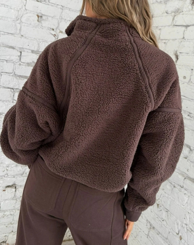 COCOA CLOUDS SHERPA JACKET