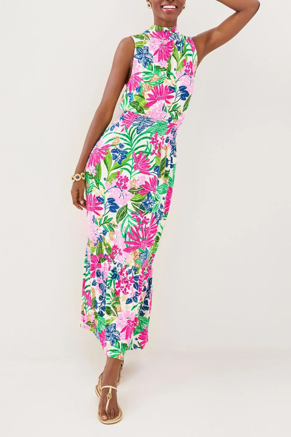 Floral Print Maxi Dress