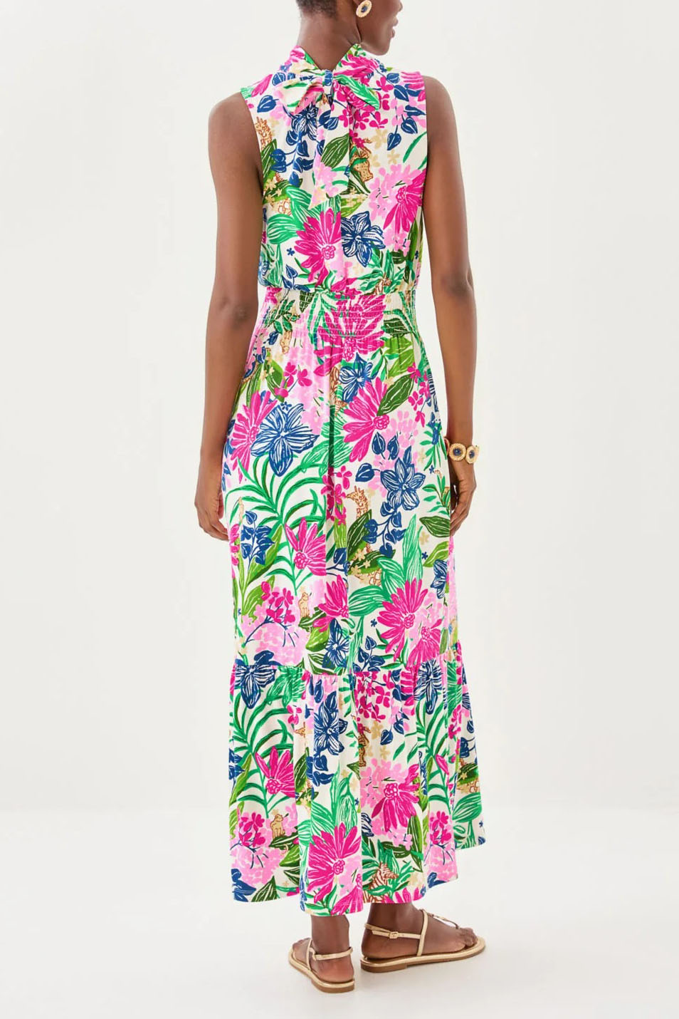 Floral Print Maxi Dress