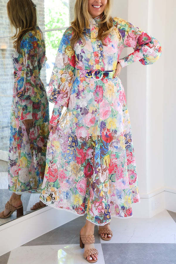 Casual Floral Maxi Dress