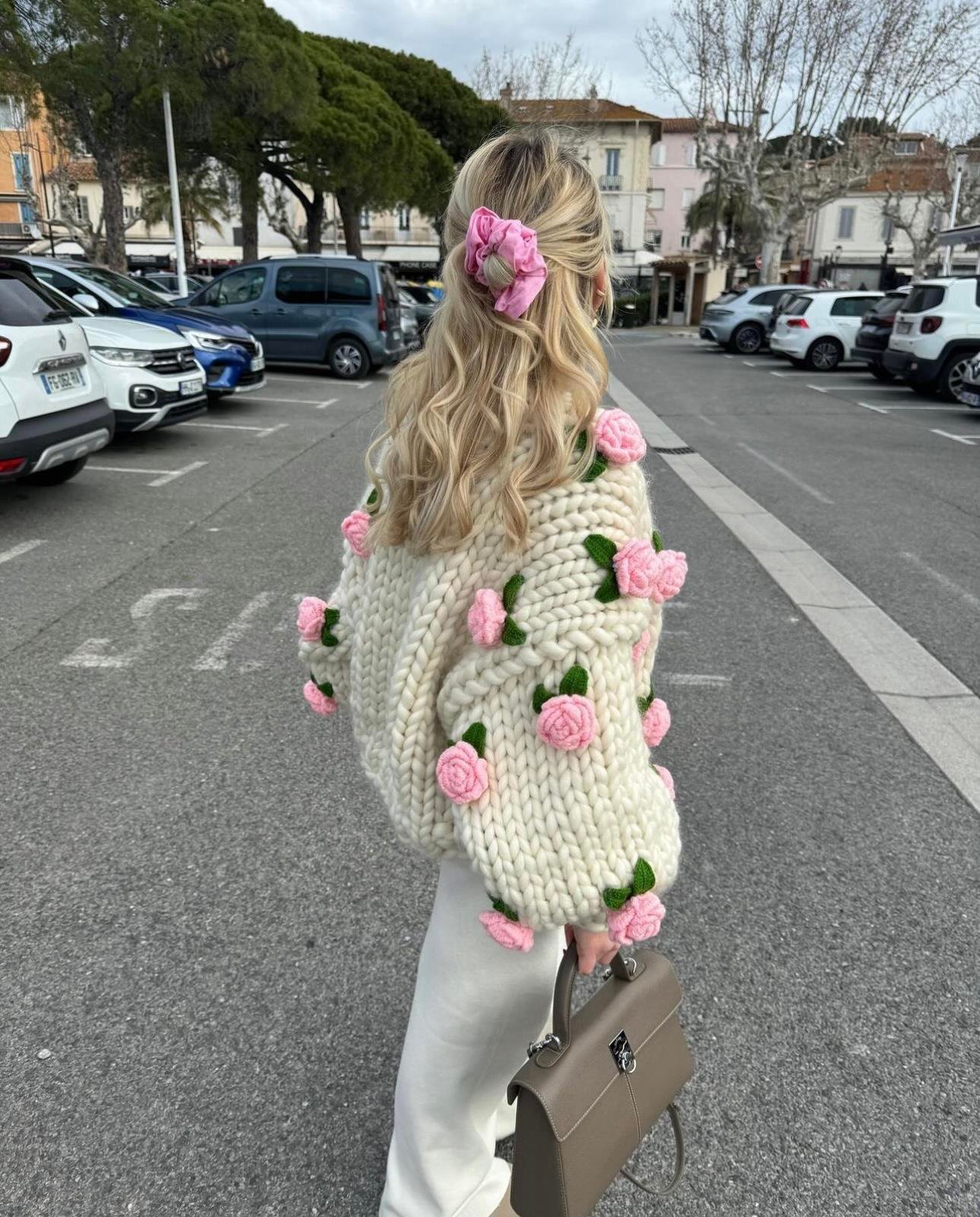 Big Pink Roses Jacket