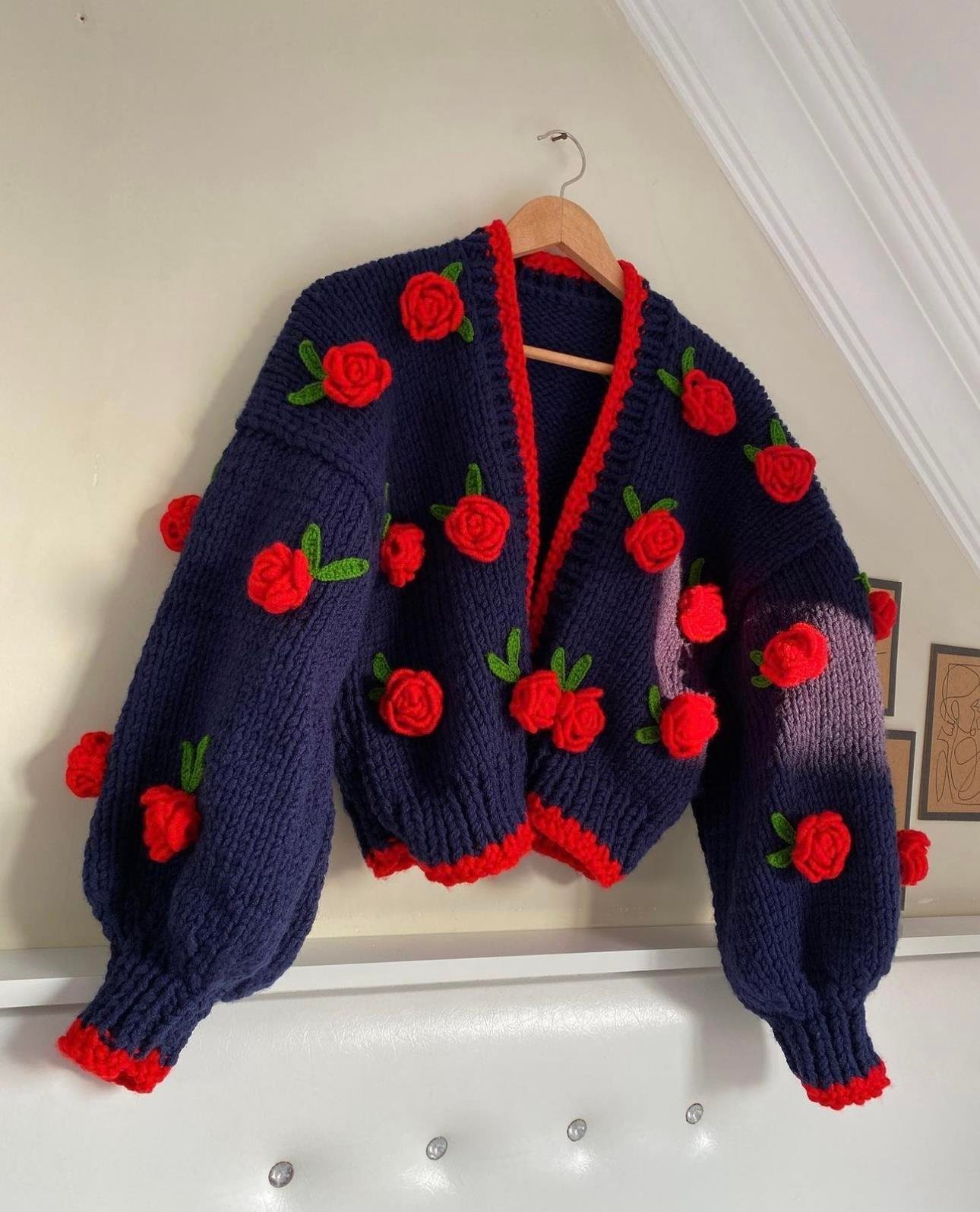 Cosmic Rose Cardigan