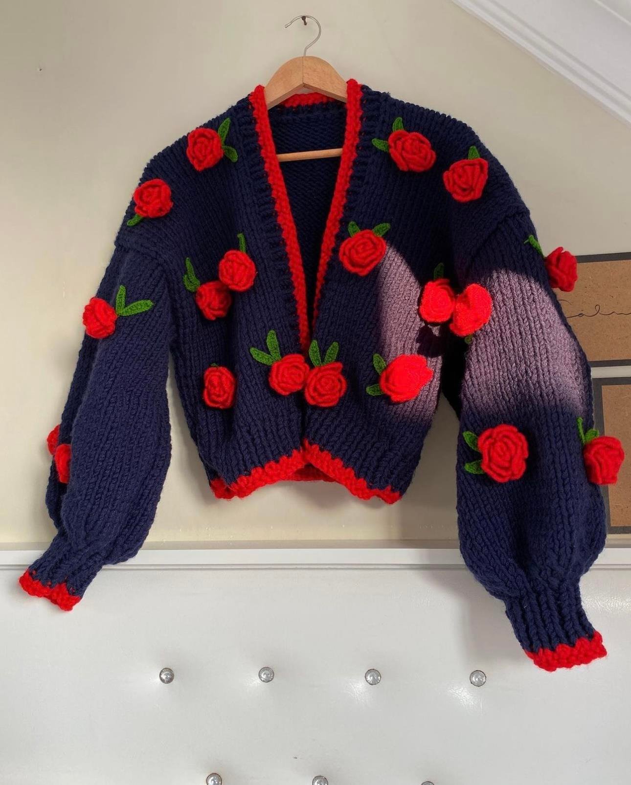 Cosmic Rose Cardigan