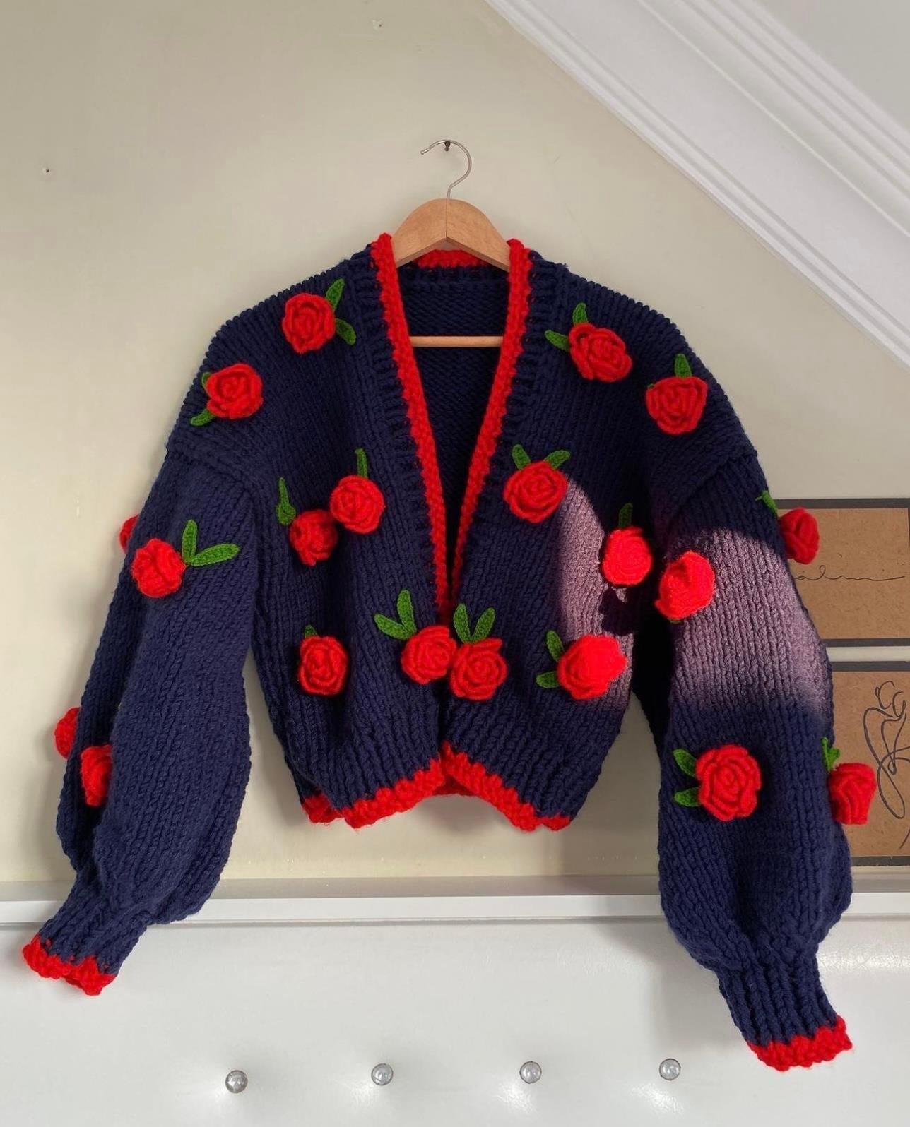 Cosmic Rose Cardigan