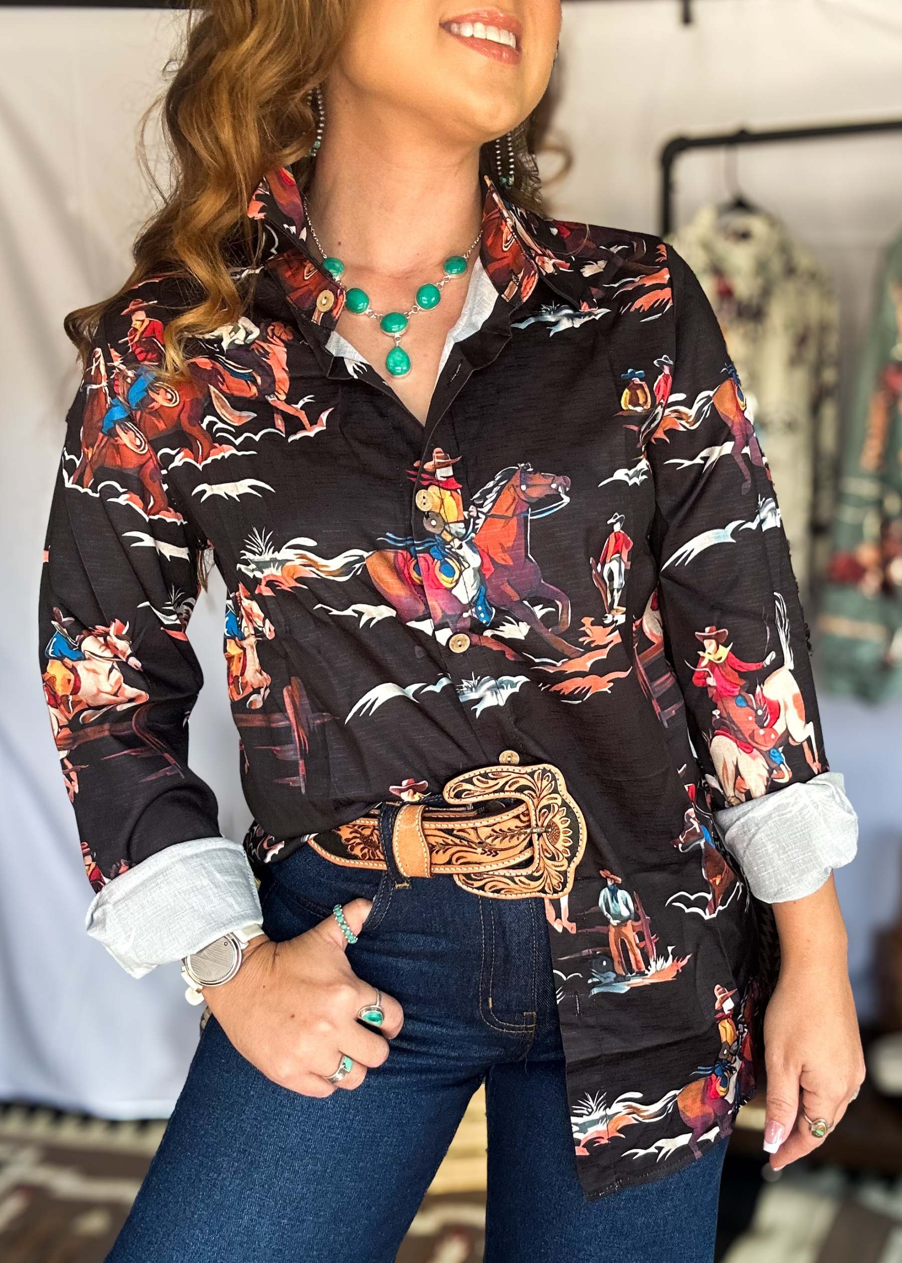 The Midnight Rodeo Button-Down Shirt