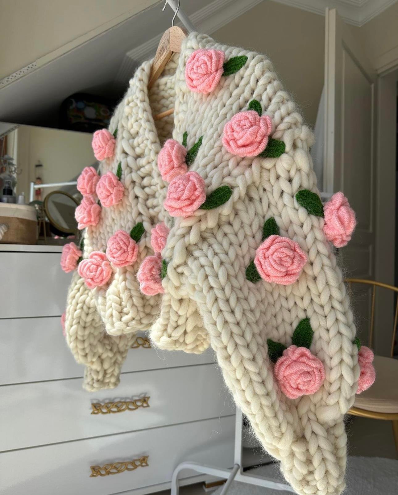 Big Pink Roses Jacket