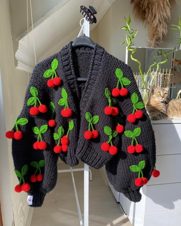 Black Cherry Cardigan