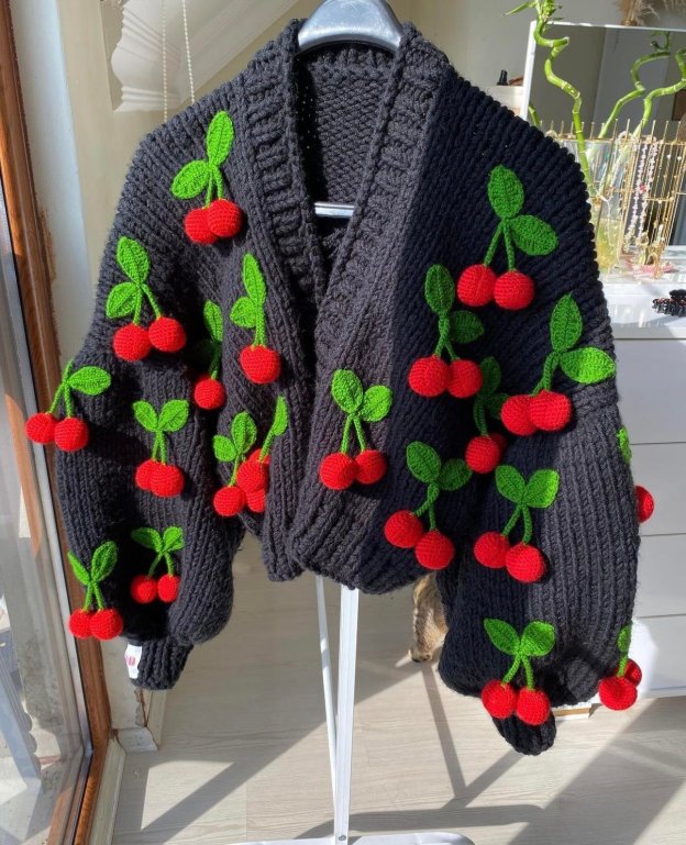 Black Cherry Cardigan