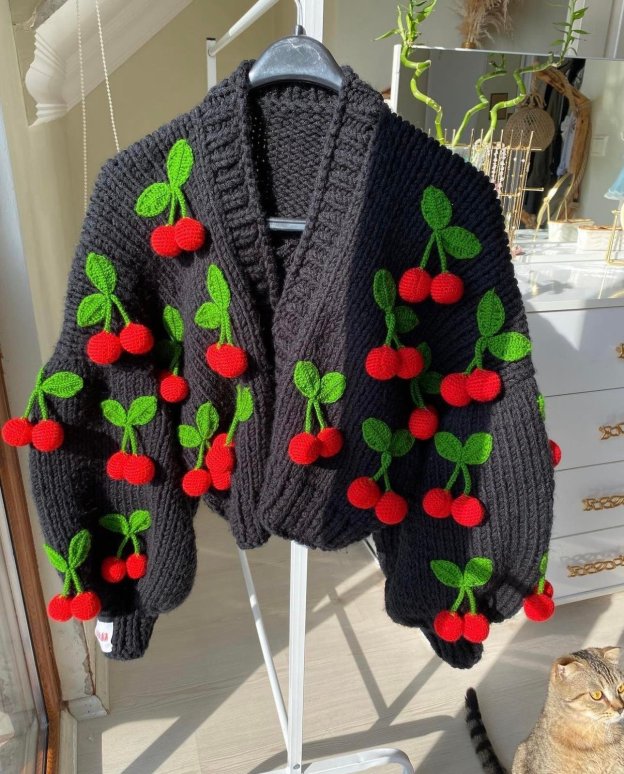 Black Cherry Cardigan