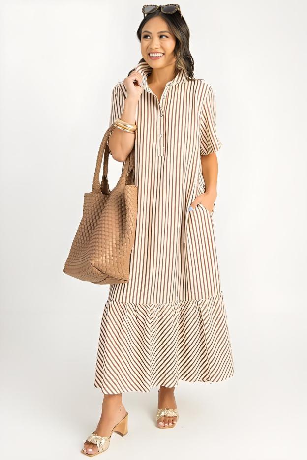 Presley Stripe Maxi Dress