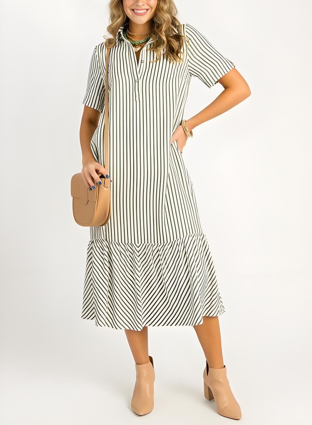 Presley Stripe Maxi Dress