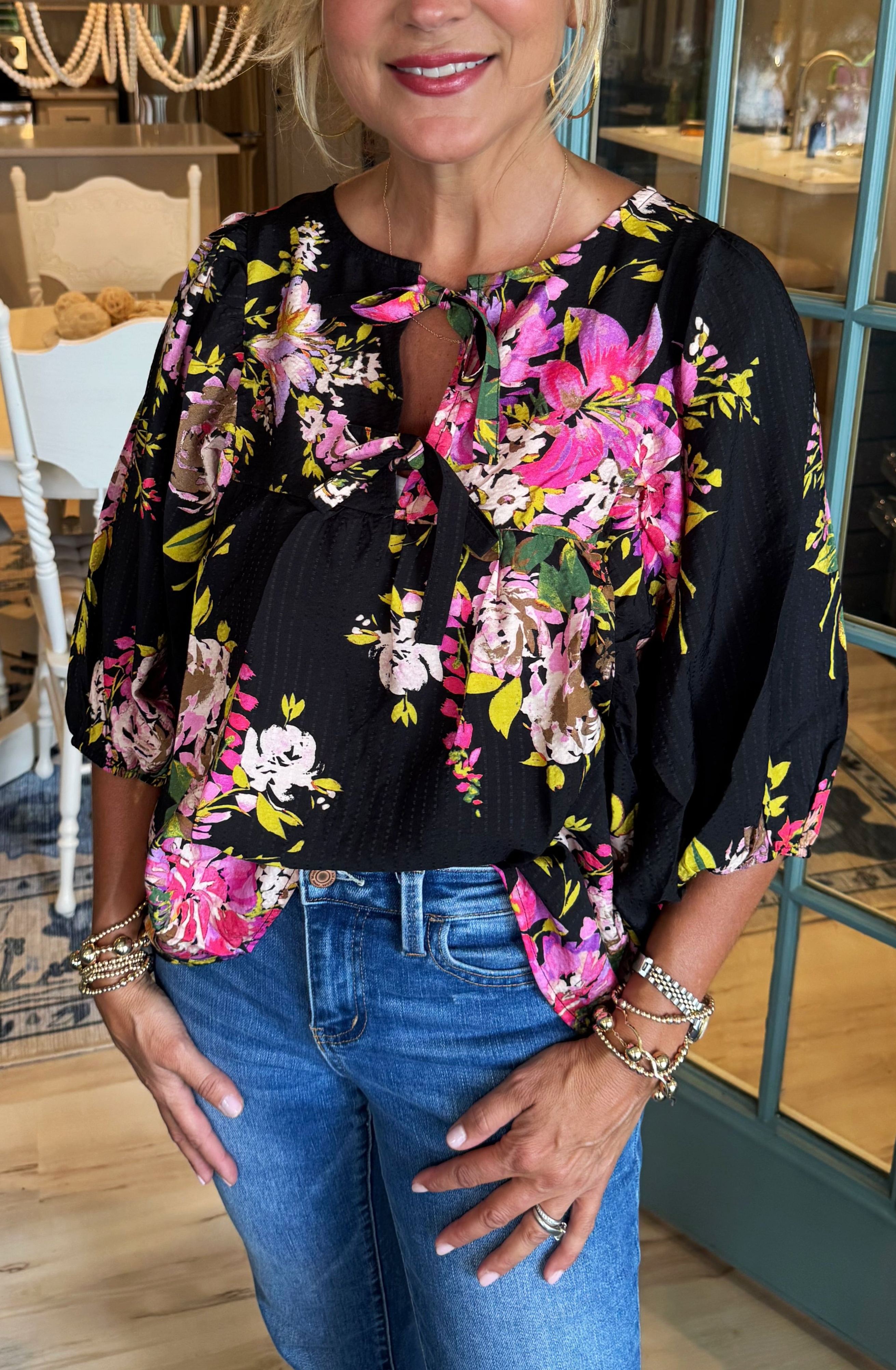 Romy Floral Top