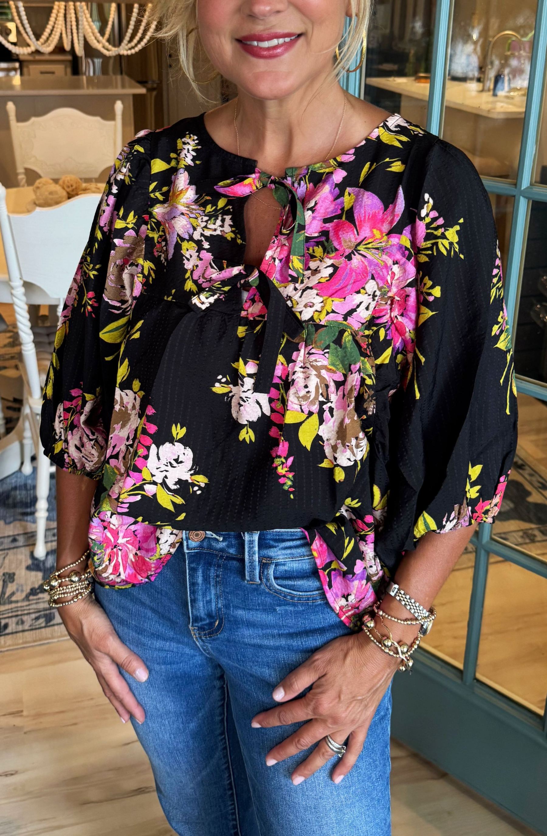 Romy Floral Top