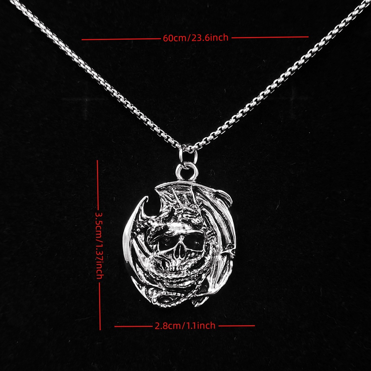 🔥 Memento Mori koponya medál