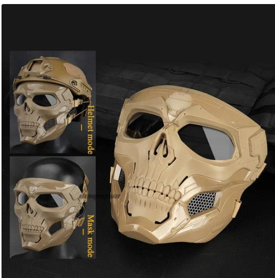 🔥😎 Rémisztő Koponya Maszk