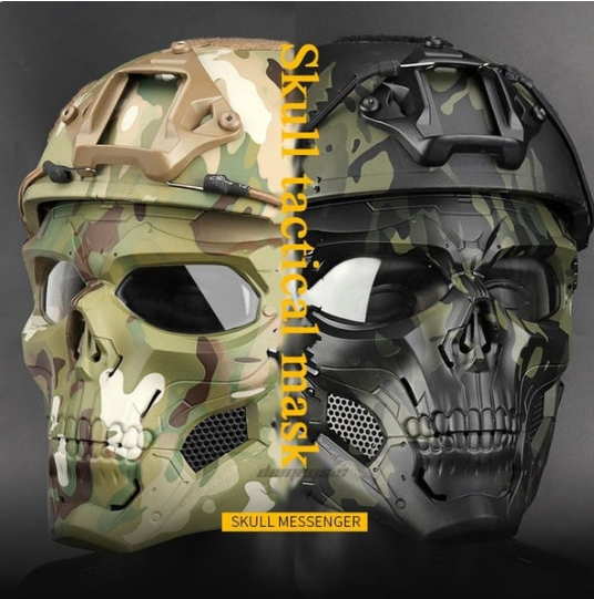 🔥😎 Rémisztő Koponya Maszk