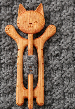 🔥🔥 Нова година специална оферта!! 🐶🪵 Дървени брошки с животни (Купи 1, вземи 1 безплатно)