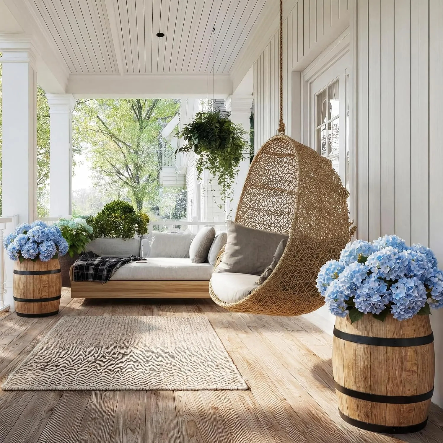 🔥Limited 60% OFF🔥💐Outdoor Artificial Hydrangea Flowers