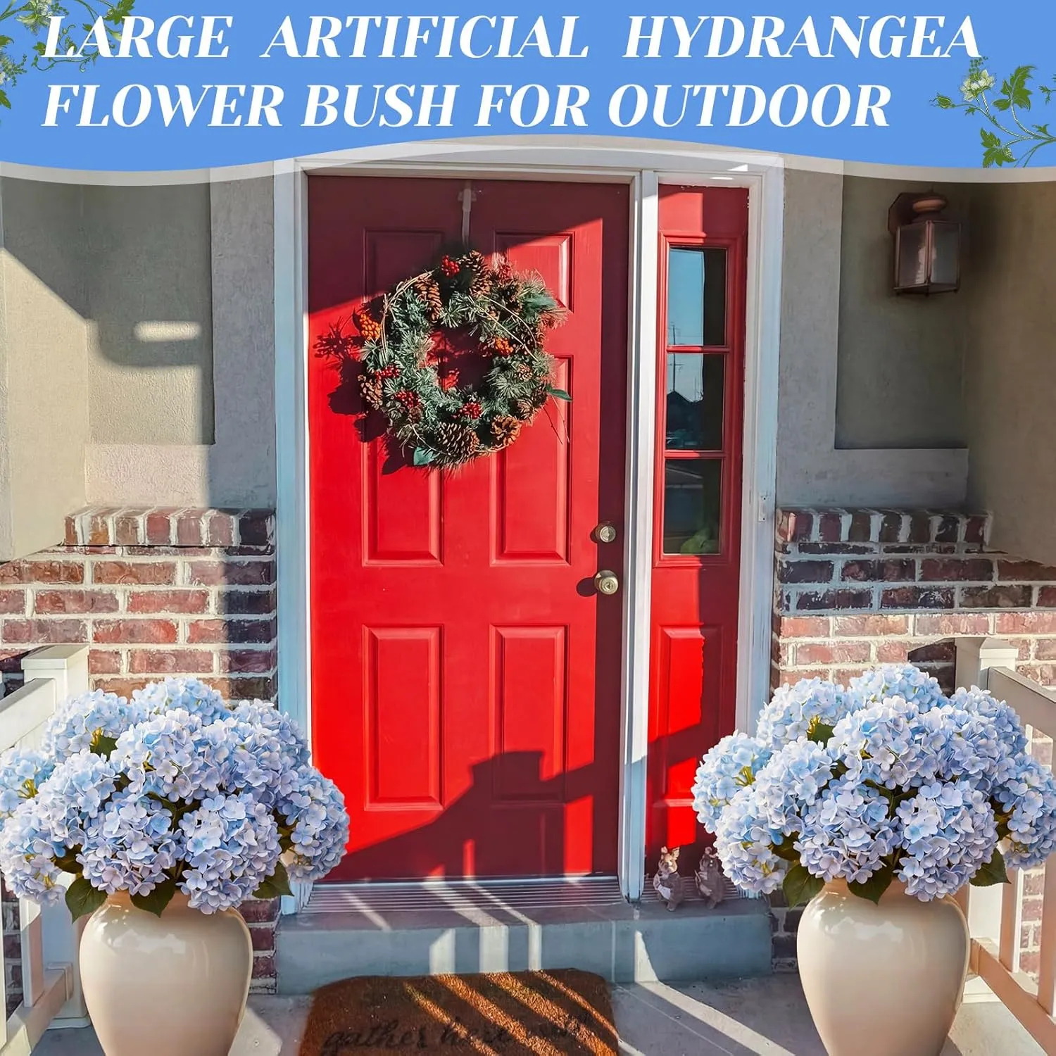 🔥Limited 60% OFF🔥💐Outdoor Artificial Hydrangea Flowers