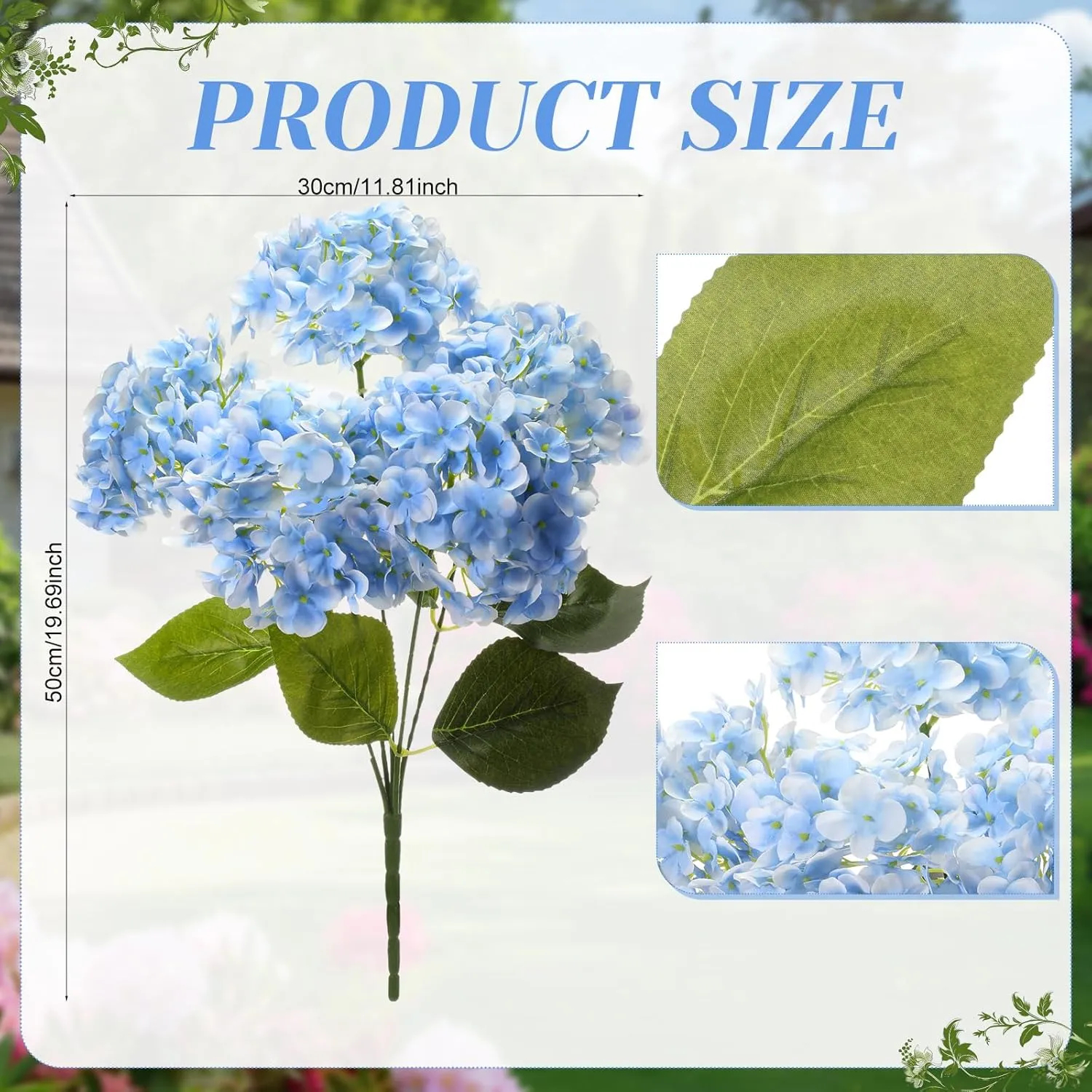 🔥Limited 60% OFF🔥💐Outdoor Artificial Hydrangea Flowers