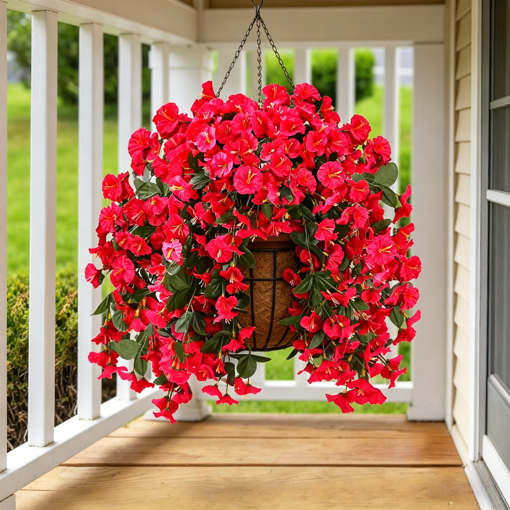 🔥$8.99 On Sale Only Today🔥Artificial Faux Hanging Flowers Plants