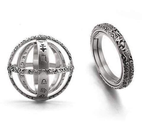 🏆Contains 14k Gold / Platinum - 16th Century German Astronomical Ring | A Token of Love