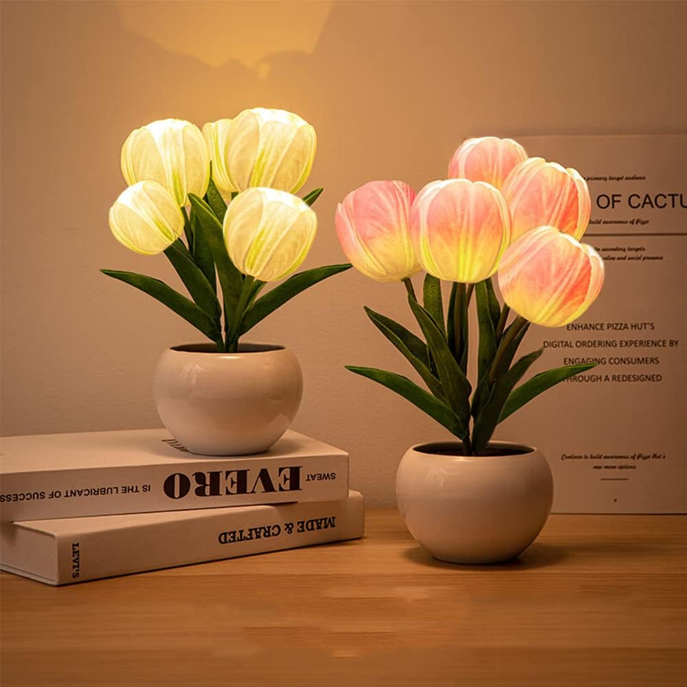 🔥 BIG SALE - 60% OFF🔥- 🌷LED Tulip Night Light - Romantic Flower Lamp for Home & Office Decor🌷