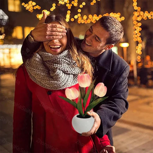 🔥 BIG SALE - 60% OFF🔥- 🌷LED Tulip Night Light - Romantic Flower Lamp for Home & Office Decor🌷