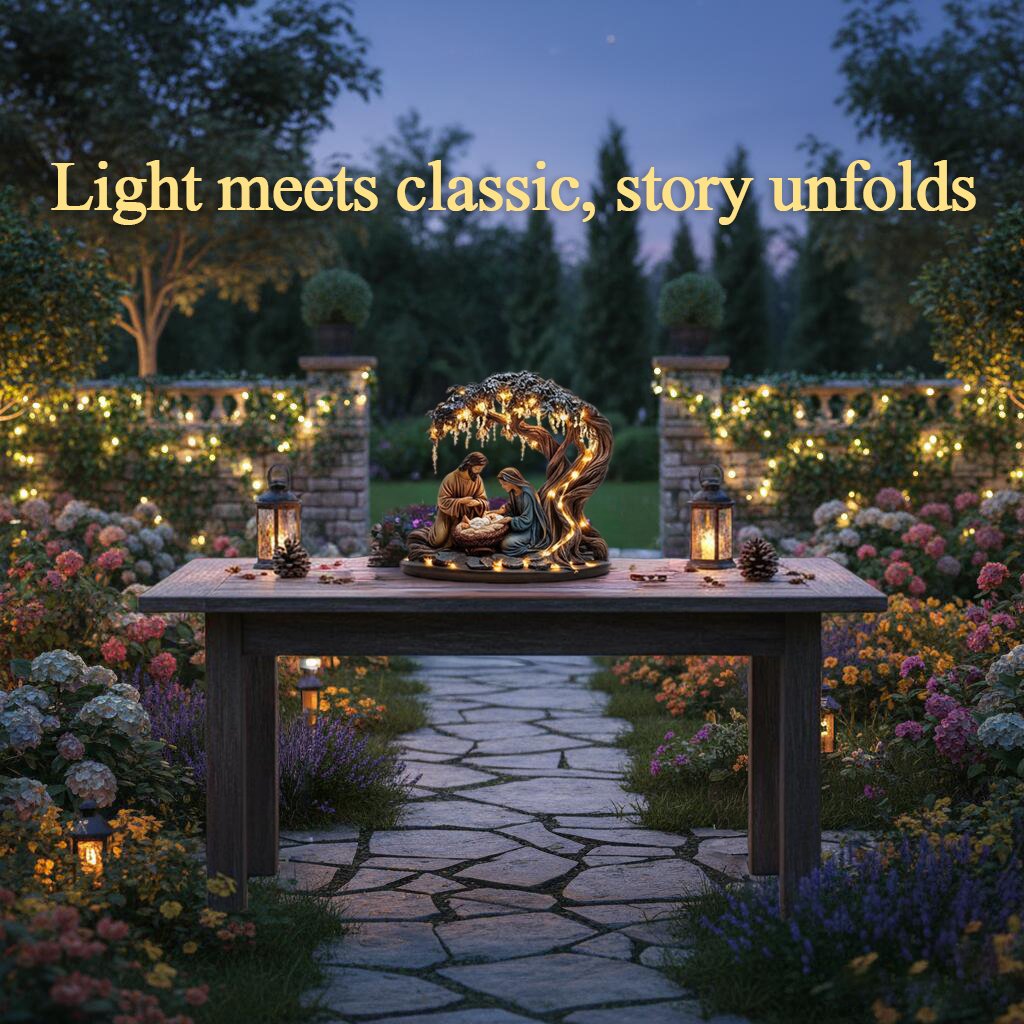 Buy 2 Get 5% OFF& Free Shipping🎄🎁Christmas Nativity Scene Decorative Figurine