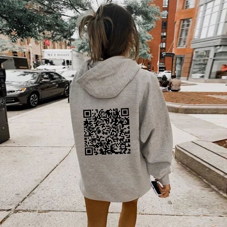 Funny FU QR Code Hoodie(Buy 2 Get Free Shipping)