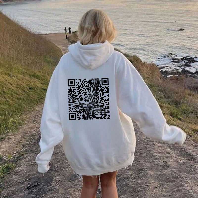 Funny FU QR Code Hoodie(Buy 2 Get Free Shipping)