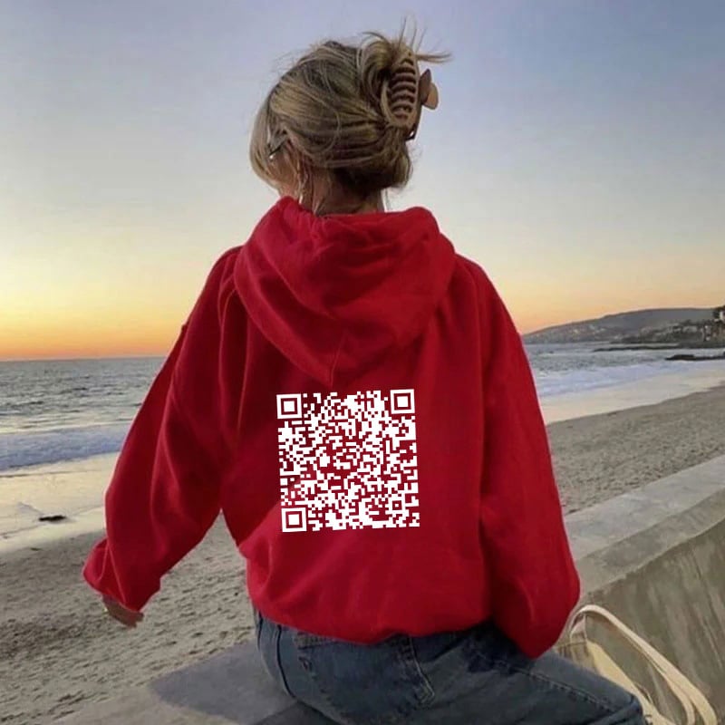 Funny FU QR Code Hoodie(Buy 2 Get Free Shipping)