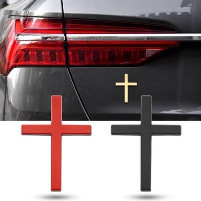 🔥 BIG SALE - 47% OFF🔥✝️ Metal Jesus Christ Cross Badge Stickers
