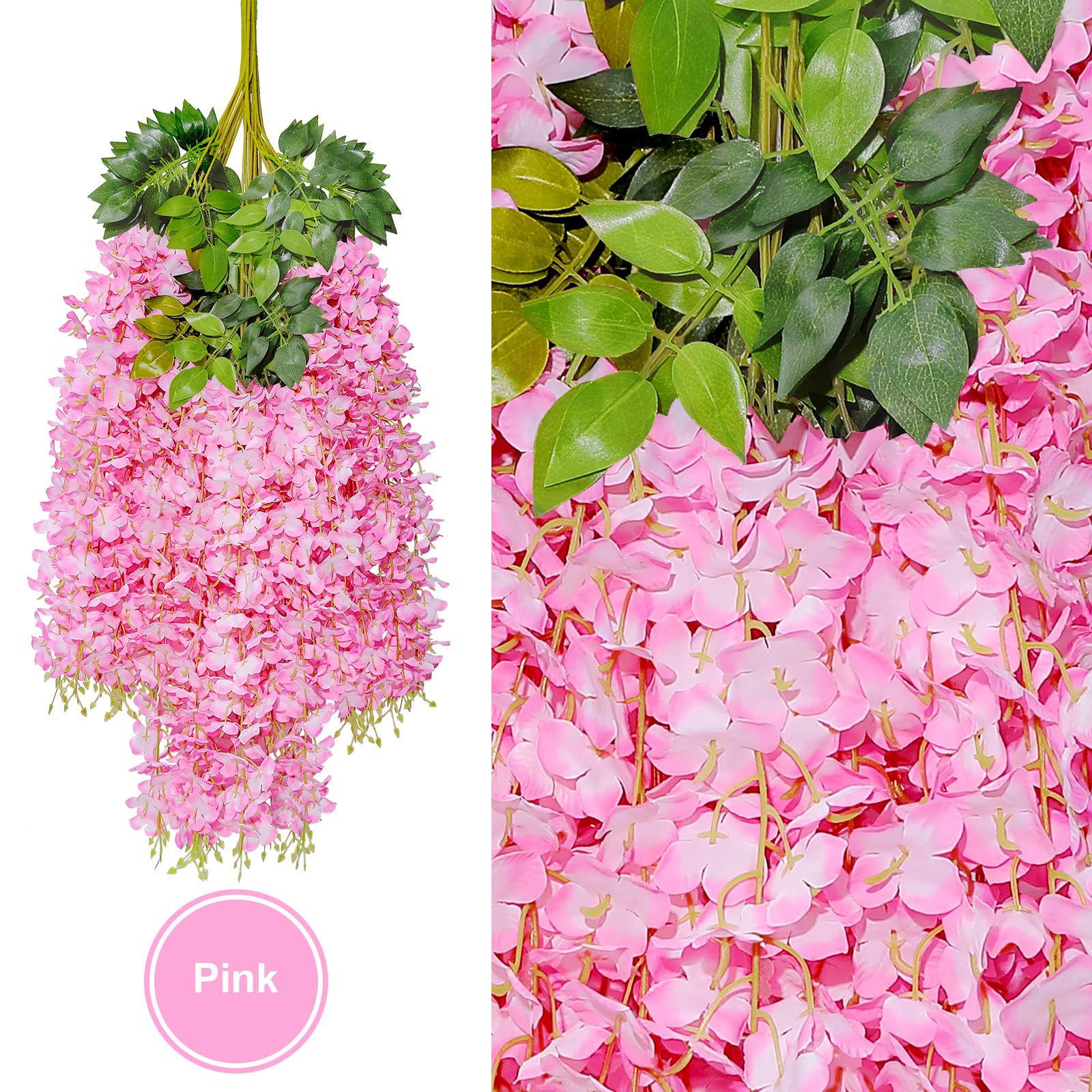 💐Super Value Set(60% OFF) ✨Artificial Wisteria Vine Rattan（12PCS）