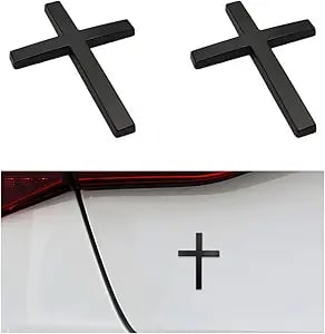 🔥 BIG SALE - 47% OFF🔥✝️ Metal Jesus Christ Cross Badge Stickers