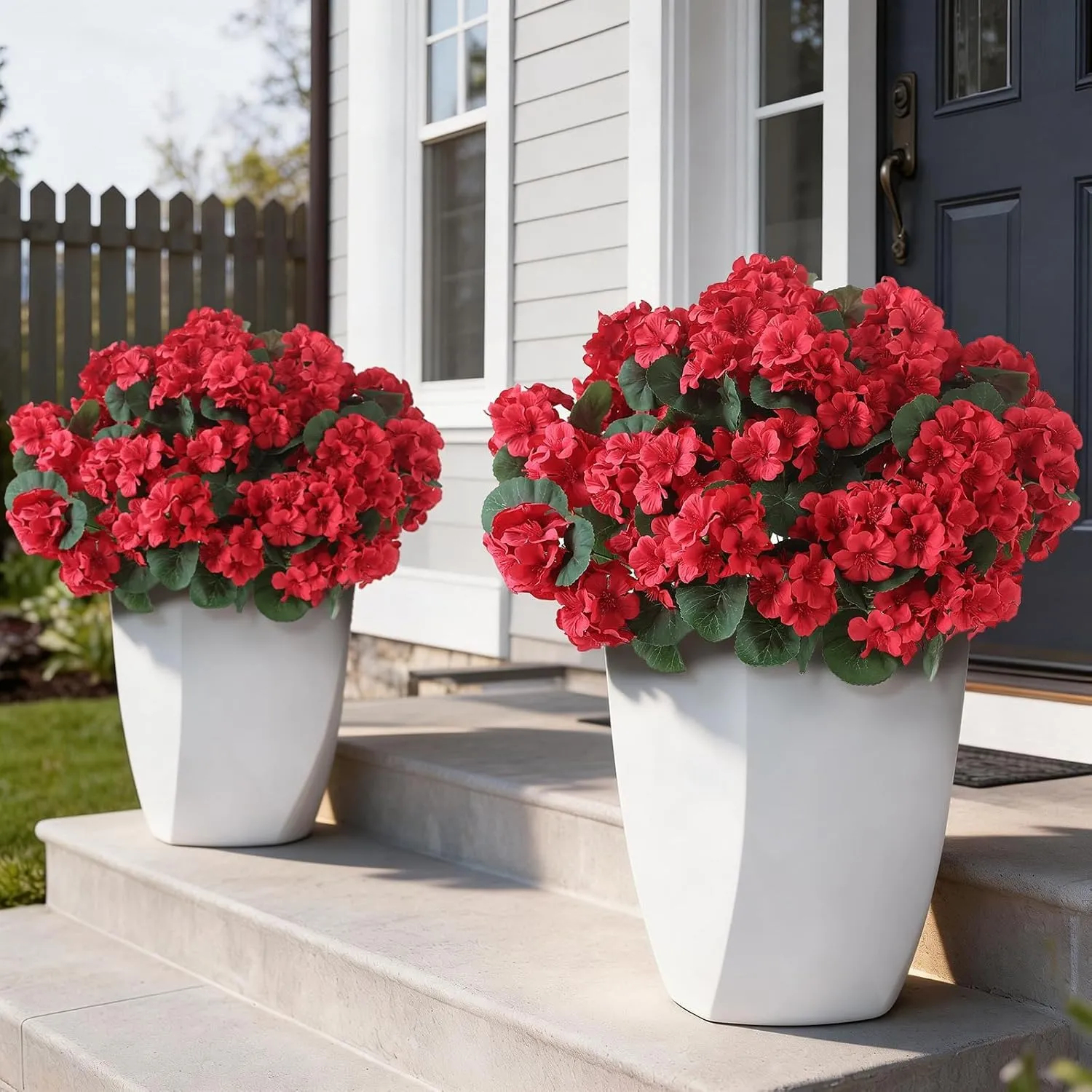 🔥Last Day 60% OFF🔥Artificial Geranium Flowers - UV resistant, Waterproof, Windproof